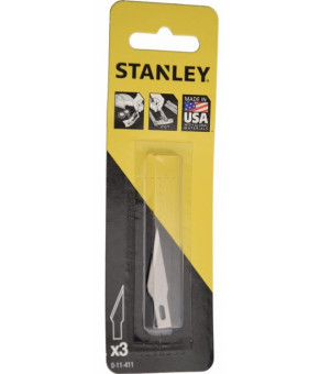 Лезвие Stanley для ножа 10-401 45 мм 3 шт 0-11-411
