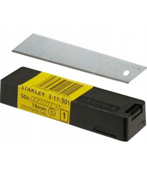 Лезвия с отламывающимися сегментами Stanley 18 мм 50 шт 3-11-301