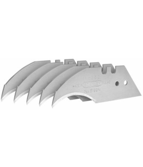Лезвия трапециевидные изогнутые Stanley 19х0.65х60 мм 5 шт 0-11-952