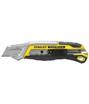 Нож Stanley "Fatmax" с выдвижным лезвием 18 мм, с отламными сегментами и фиксатором FMHT10594-0