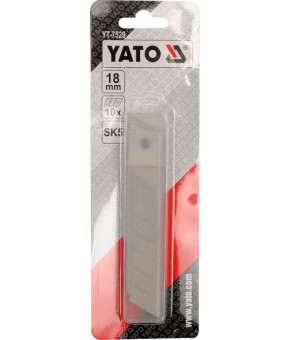 Набор лезвий Yato 18 мм 10 шт YT-7529