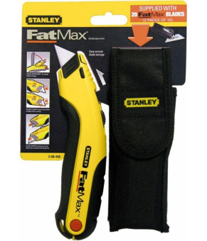 Нож Stanley "Fatmax" лезвием 170 мм + футляр + 20 запасных лезвий 2-98-458