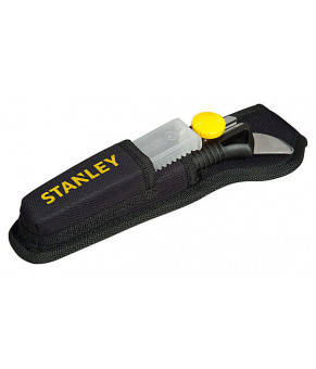 Нож Stanley с отламывающимся лезвием 18 мм + футляр STHT7-10220