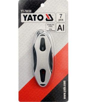 Нож многофункциональный складной 7 в 1 Yato YT-76030