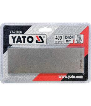 Брусок абразивный алмазный для заточки Yato 150х50х4 мм с грануляцией G400 YT-76086