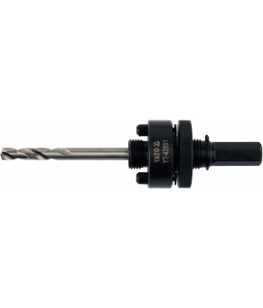 Держатель Yato со сверлом ø6 мм HEX10, для сверл коронок 5/8" YT-43991