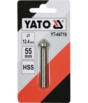 Зенкер по металлу и дереву Yato 12.4х55 мм HSS YT-44710