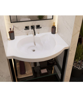 Умывальник Snail Наутилус Персик глянец 101A701