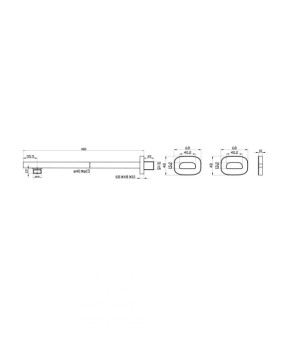 Держатель душевой лейки Imprese SH01-400B