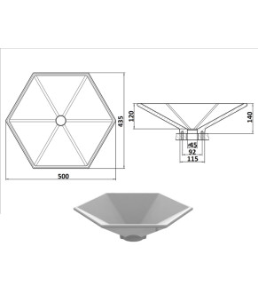 Умивальник Snail Астерія Капучіно 112H400