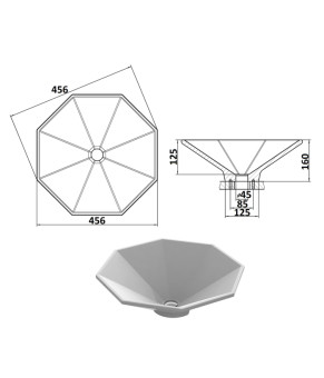 Умывальник Snail Сириус Гранат 113T102