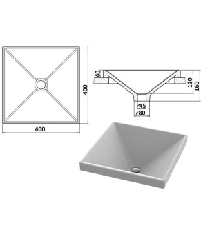Умывальник Snail Альтаир Шик 116B330