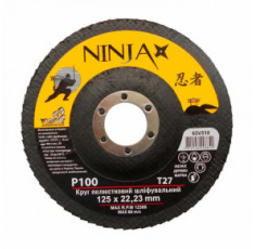 Круг лепестковый шлифовальный Virok Ninja Т27 125х22 мм Р100 65V510