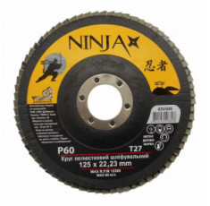 Круг лепестковый шлифовальный Virok Ninja Т27 125х22 мм Р60 65V506