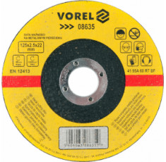 Диск отрезной по металлу Vorel 125х2.5х22 мм 08635