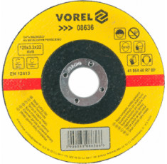 Диск отрезной по металлу Vorel 125х3.2х22 мм 08636
