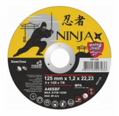 Диск відрізний по металу та нержавіючій сталі Virok Ninja 125х22.23 мм T=1.2 мм 65V126