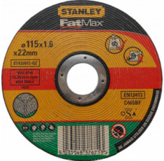 Диск отрезной по камню и бетону Stanley 115х22х1.6 мм STA32612-QZ