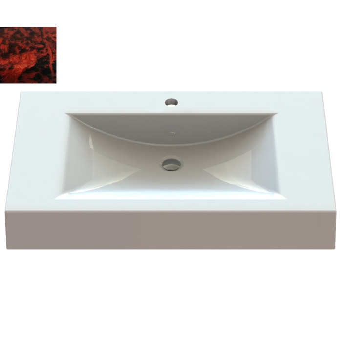 Умивальник Snail Атлант 800 Гранат 163/800T102