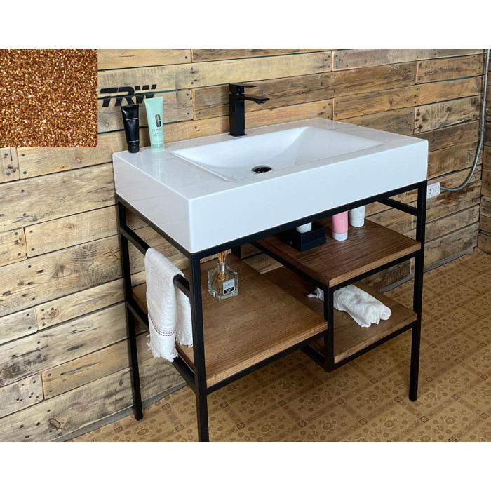 Тумба Snail Родос с умывальником Атлант дерево Шик 800LOFT163dB330