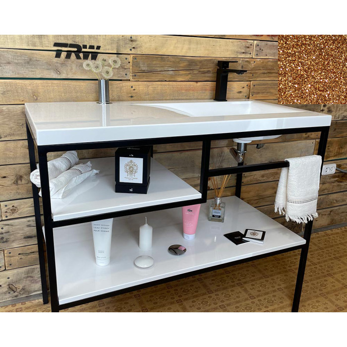 Тумба Snail Сицилия с умывальником Феникс камень Шик 1000LOFT159cB330