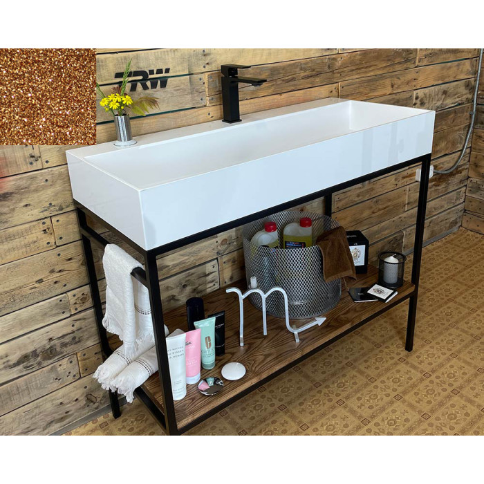 Тумба Snail Джерси с умывальником Флорида дерево Шик 1015LOFT168/1dB330