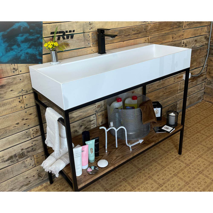 Тумба Snail Джерси с умывальником Флорида дерево Медиум 1015LOFT168/1dT107