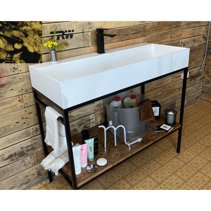 Тумба Snail Джерси с умывальником Флорида дерево Перу 1015LOFT168/1dT109