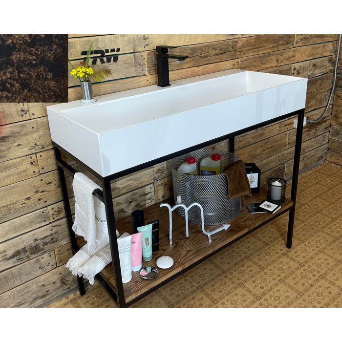 Тумба Snail Джерси с умывальником Флорида дерево Венге 1015LOFT168/1dT222