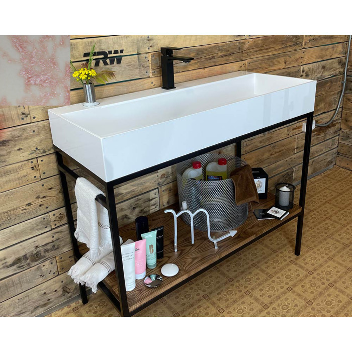 Тумба Snail Джерси с умывальником Флорида дерево Миндаль 1015LOFT168/1dT302