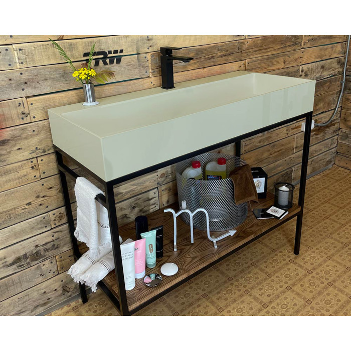 Тумба Snail Джерси с умывальником Флорида дерево Шампань 1015LOFT168/1dA702