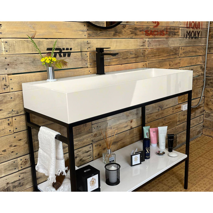 Тумба Snail Джерси с умывальником Флорида камень Льняной 1015LOFT168/1cT309