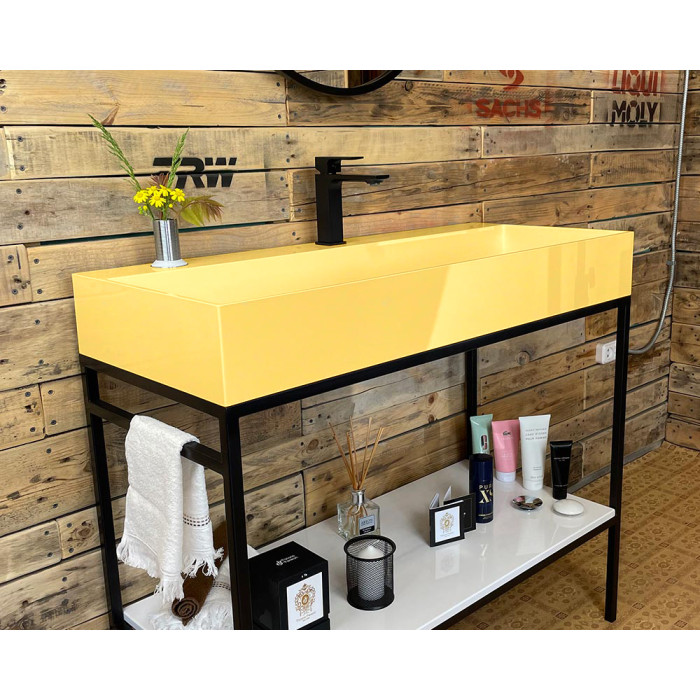 Тумба Snail Джерси с умывальником Флорида камень Золото 1015LOFT168/1cT999