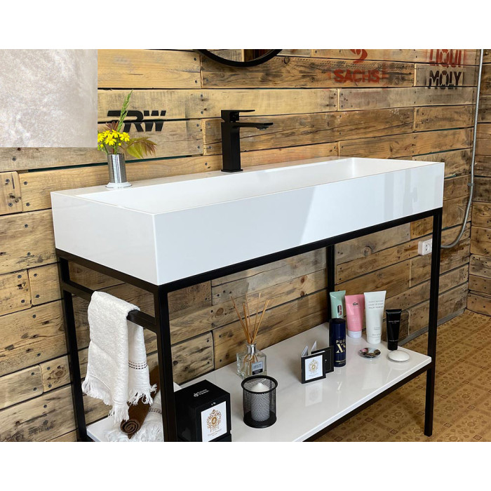 Тумба Snail Джерси с умывальником Флорида камень Арктик 1015LOFT168/1cT333
