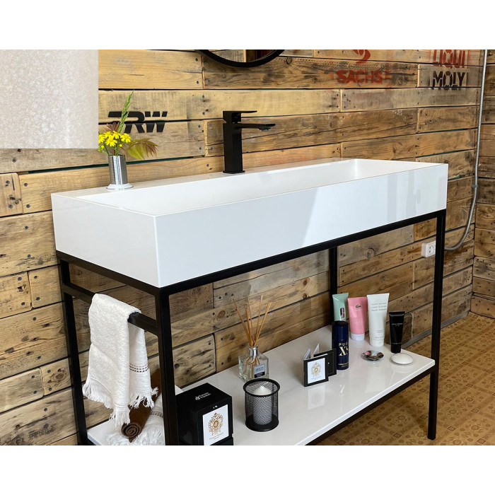 Тумба Snail Джерси с умывальником Флорида камень Жемчуг 1015LOFT168/1cH300