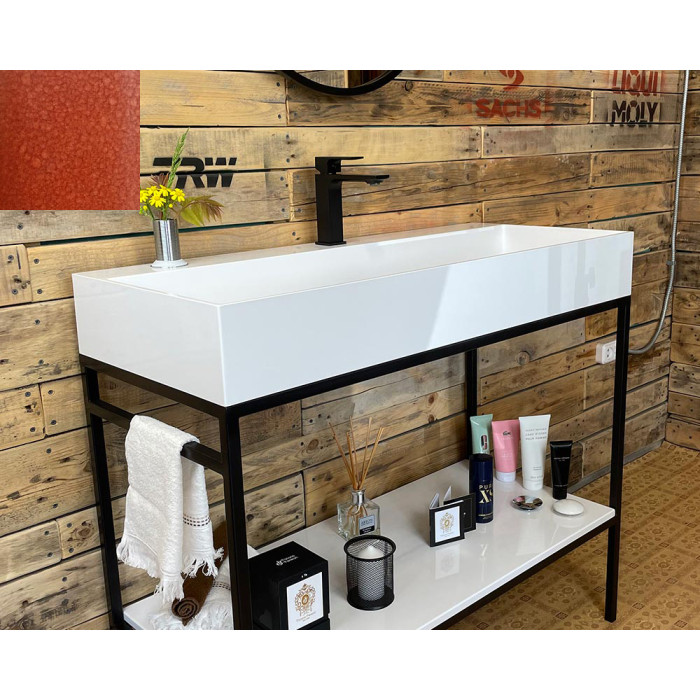 Тумба Snail Джерси с умывальником Флорида камень Медь 1015LOFT168/1cH500