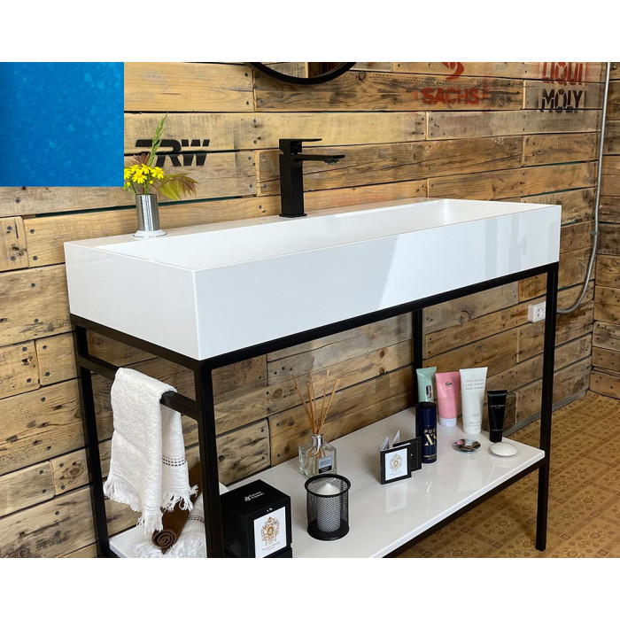 Тумба Snail Джерси с умывальником Флорида камень Лагуна 1015LOFT168/1cH700