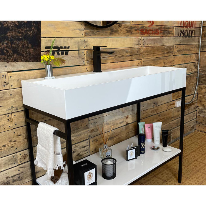 Тумба Snail Джерси с умывальником Флорида камень Венге 1015LOFT168/1cT222