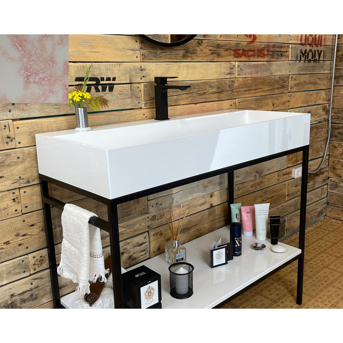 Тумба Snail Джерси с умывальником Флорида камень Миндаль 1015LOFT168/1cT302