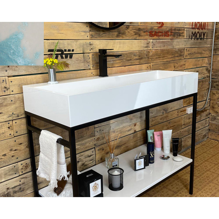 Тумба Snail Джерси с умывальником Флорида камень Призрак 1015LOFT168/1cT307