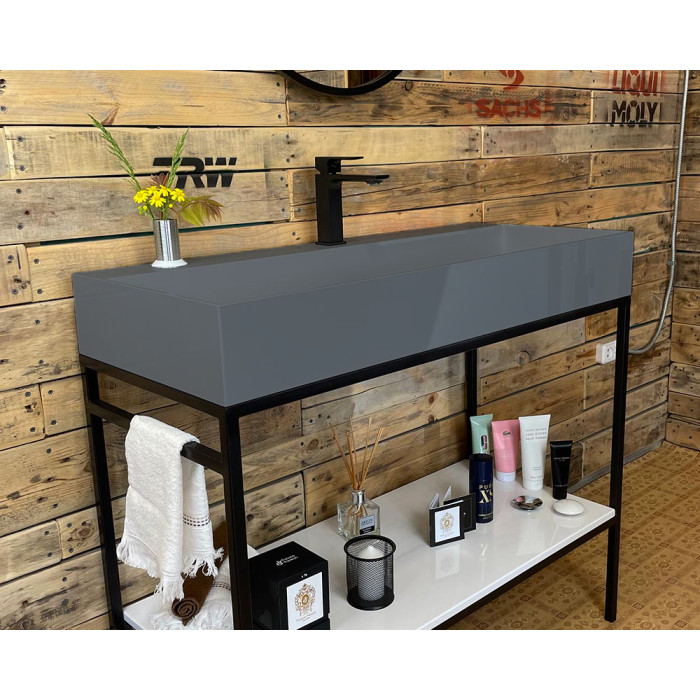 Тумба Snail Джерси с умывальником Флорида камень Муссон МАТ 1015LOFT168/1cA601M
