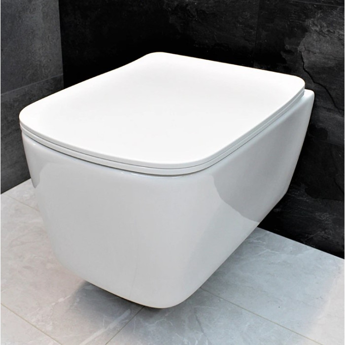 Унитаз DUSEL BYRON подвесной DWHT10202130 с сиденьем Soft Close дюропласт 810308