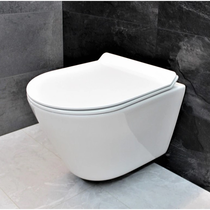 Унитаз DUSEL TERI подвесной DWHT10202330 с сиденьем Soft Close дюропласт 823301