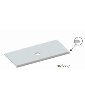 Столешница Snail Медея 1500/550 Янтарь 124CT101
