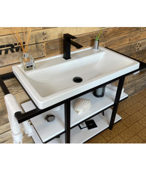 Тумба Snail Фрегат с умывальником Венеция камень Красный 740LOFT106A300