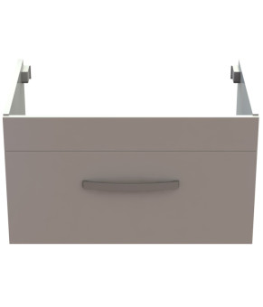 Тумба Snail Мадлен с умывальником Антарес Иней/Черный 700KM117B110A200
