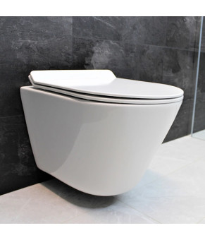 Унитаз DUSEL TERI подвесной DWHT10202330 с сиденьем Soft Close дюропласт 823301