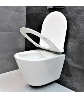 Унитаз DUSEL TERI подвесной DWHT10202330 с сиденьем Soft Close дюропласт 823301