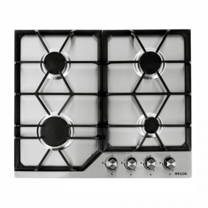 Газова поверхня на металі Weilor GM 604 SS