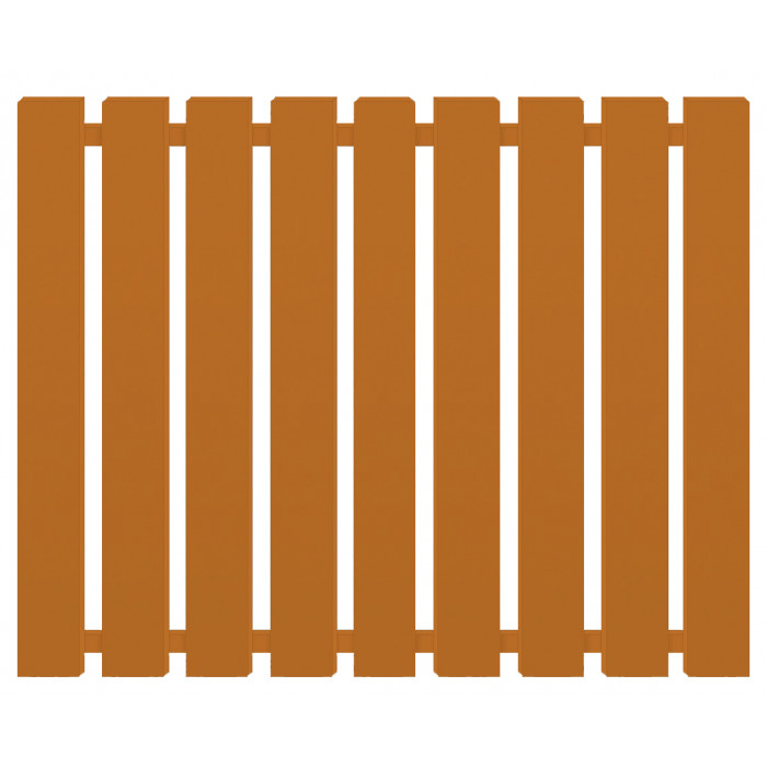 Радиатор отопления Genesis-Aqua Batteria 100x60 см Желто-оранжевый